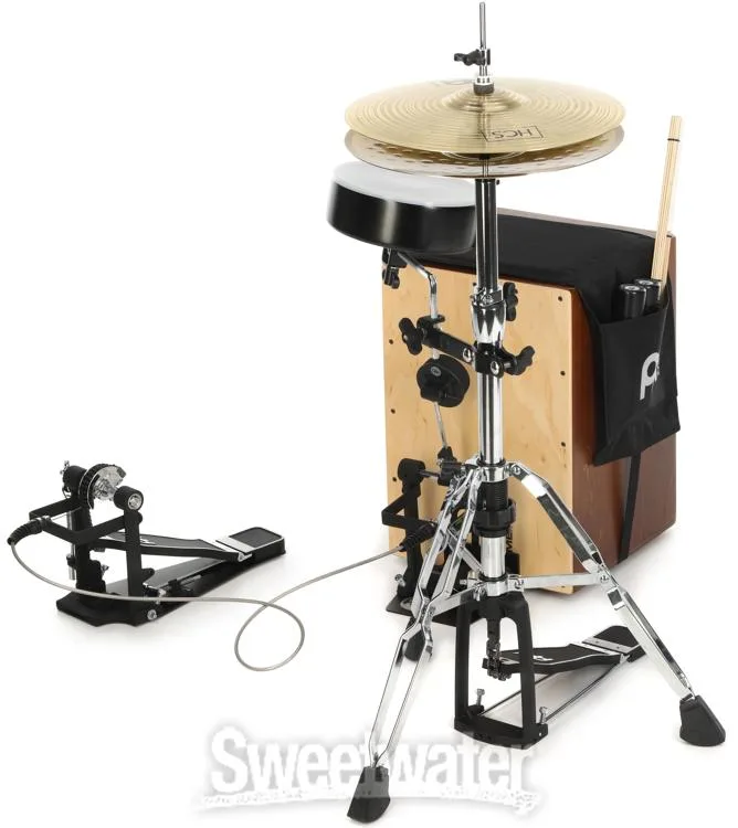  Meinl Percussion Cajon Drum Set with Cymbals and Hardware