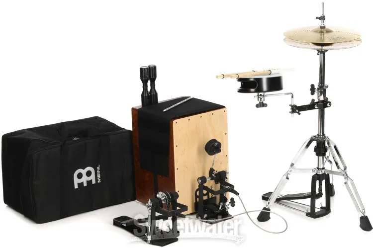  Meinl Percussion Cajon Drum Set with Cymbals and Hardware