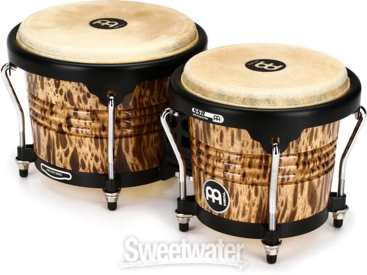  Meinl Percussion Marathon Designer Series Bongos - Leopard Burl