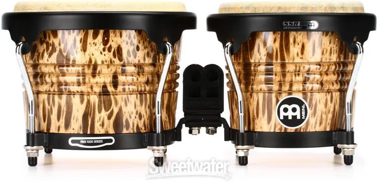  Meinl Percussion Marathon Designer Series Bongos - Leopard Burl