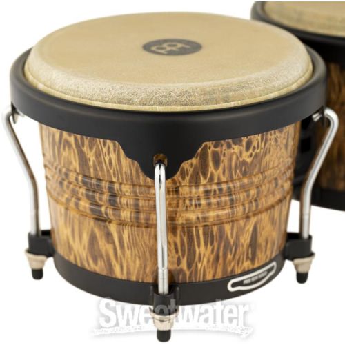  Meinl Percussion Marathon Designer Series Bongos - Leopard Burl