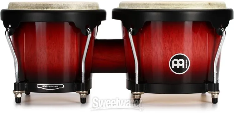  Meinl Percussion Headliner Series Bongos - Wine Red Burst