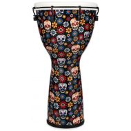 Meinl Percussion Alpine Series 12-inch Djembe - Day of the Dead