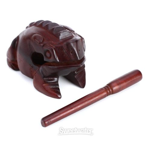  Meinl Percussion Wooden Frog Guiro Medium - African Brown