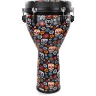 Meinl Percussion Jumbo Djembe - 12-inch - Day of the Dead with Matching Head