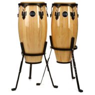 Meinl Percussion Headliner Series Conga Set with Basket Stands - 10/11 inch Natural