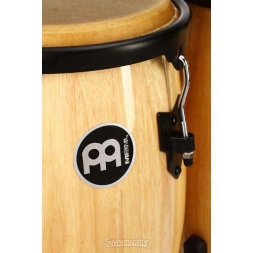  Meinl Percussion Headliner Series Conga Set with Basket Stands - 10/11 inch Natural