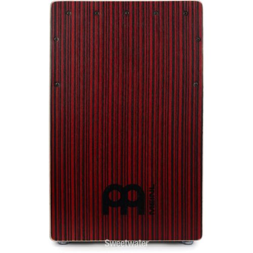  Meinl Percussion Backbeat Bass Cajon - Crimson Stripe