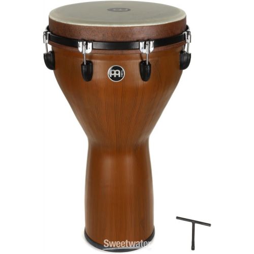  Meinl Percussion Jumbo Djembe - 14 inch, Barnwood