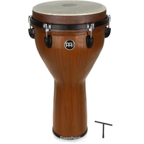  Meinl Percussion Jumbo Djembe - 12-inch - Barnwood