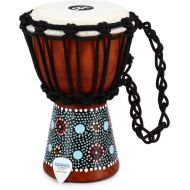 Meinl Percussion African Style Mini Djembe - Flower Design