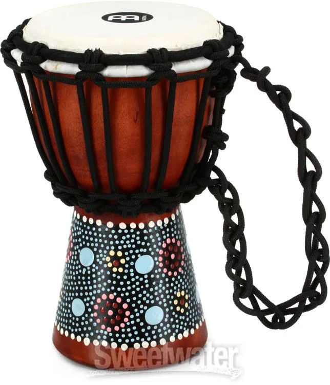  Meinl Percussion African Style Mini Djembe - Flower Design