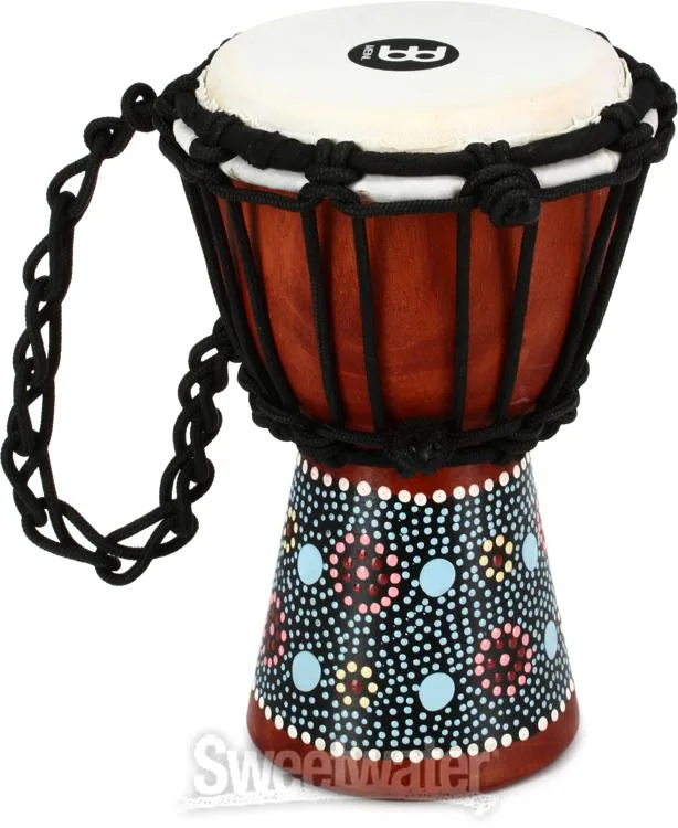  Meinl Percussion African Style Mini Djembe - Flower Design