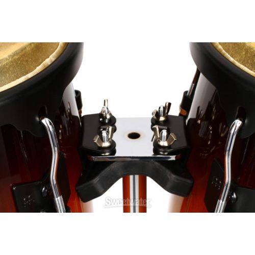  Meinl Percussion Headliner Series Conga Set with Double Stand - 10/11 inch Vintage Sunburst