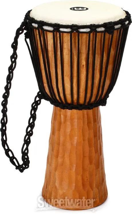  Meinl Percussion Rope Tuned Headliner Series Wood Djembe - 10 inch - Nile