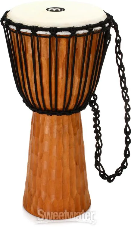  Meinl Percussion Rope Tuned Headliner Series Wood Djembe - 10 inch - Nile