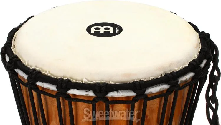  Meinl Percussion Rope Tuned Headliner Series Wood Djembe - 10 inch - Nile