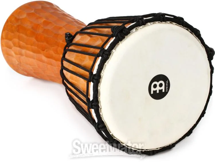  Meinl Percussion Rope Tuned Headliner Series Wood Djembe - 10 inch - Nile