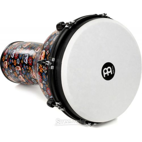  Meinl Percussion Jumbo Djembe - 14-inch - Day of the Dead