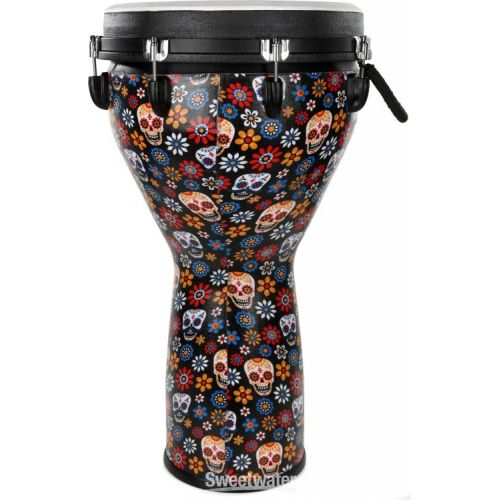  Meinl Percussion Jumbo Djembe - 14-inch - Day of the Dead