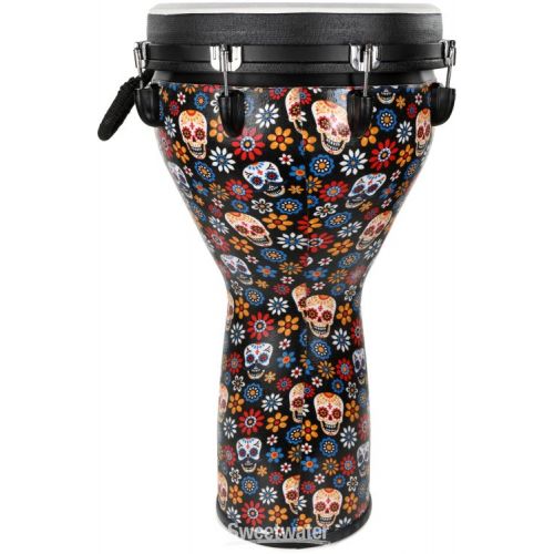  Meinl Percussion Jumbo Djembe - 14-inch - Day of the Dead