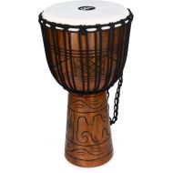 Meinl Percussion Rope Tuned Headliner Series Wood Djembe - 12 inch - Artifact