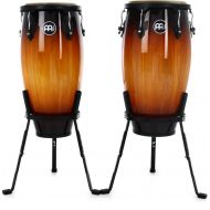 Meinl Percussion Headliner Series Conga Set with Basket Stands - 11/12 inch Vintage Sunburst