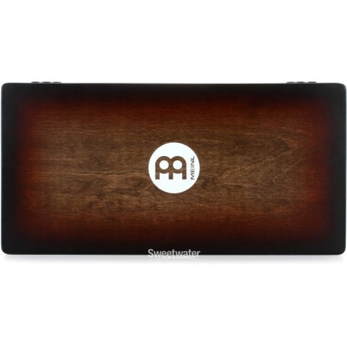  Meinl Percussion Pickup Turbo Slaptop Cajon - Espresso Burst - Sweetwater Exclusive Demo