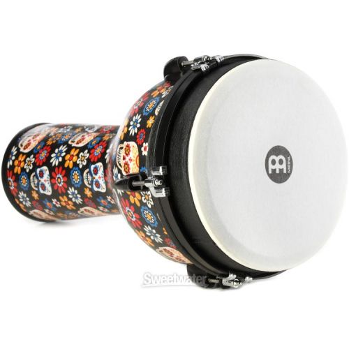  Meinl Percussion Jumbo Djembe - 10 inch, Day of the Dead