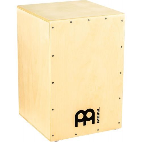  Meinl Percussion Meinl Cajon Box Drum, Full Size with Internal Metal Strings for Adjustable Snare Effect, Birch Wood, HCAJ1NT