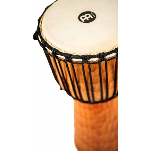  Meinl Percussion Meinl Djembe with Mahogany Wood - NOT MADE IN CHINA - 10 Medium Size Rope Tuned Goat Skin Head, 2-YEAR WARRANTY (HDJ4-M)