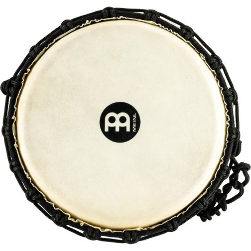  Meinl Percussion Meinl Djembe with Mahogany Wood - NOT MADE IN CHINA - 10 Medium Size Rope Tuned Goat Skin Head, 2-YEAR WARRANTY (HDJ4-M)