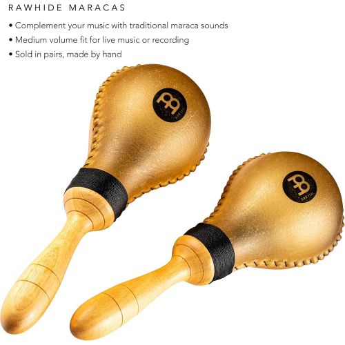  Meinl Percussion MSM4 Natural Rawhide Jumbo Maracas