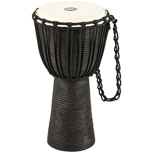  Meinl Percussion Djembe with Mahogany Wood - NOT Made in CHINA - 10-Inch Medium Size Rope Tuned Natural Head, 2-Year Warranty