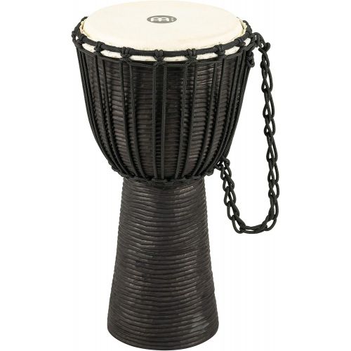  Meinl Percussion Djembe with Mahogany Wood - NOT Made in CHINA - 10-Inch Medium Size Rope Tuned Natural Head, 2-Year Warranty