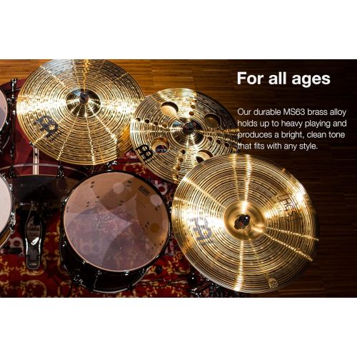  Meinl Percussion Meinl 18” China Cymbal  HCS Traditional Finish Brass for Drum Set, Made In Germany, 2-YEAR WARRANTY (HCS18CH)
