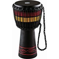[아마존베스트]Meinl Percussion ADJ7-M Series Rope Tuned Inch Wood, Black, 10 African Style Fire Rhythm Djembe, 10 x 20