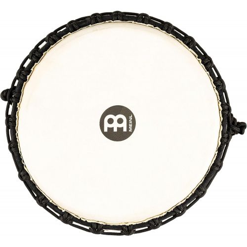  [아마존베스트]Meinl Percussion Djembe, African Style Finish Mahogany Made in CHINA-10 Medium Size Rope Tuned Goat Skin Head, 2-Year Warranty, Wood/Brown (ADJ3-M+BAG)