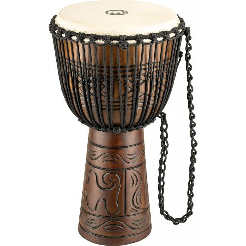  [아마존베스트]Meinl Percussion Djembe with Mahogany Wood-NOT Made in CHINA-13 Extra Large Size Rope Tuned Goat Skin Head, 2-Year Warranty (HDJ17-XL)