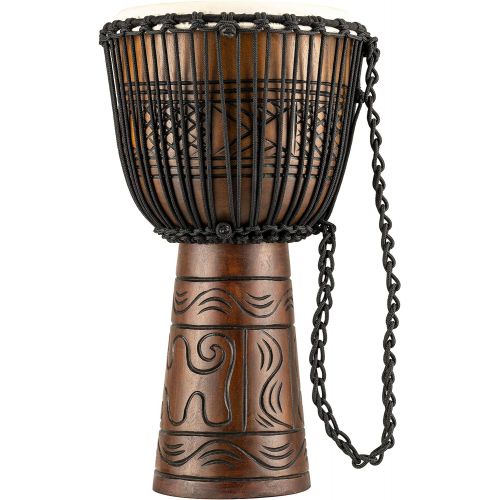  [아마존베스트]Meinl Percussion Djembe with Mahogany Wood-NOT Made in CHINA-13 Extra Large Size Rope Tuned Goat Skin Head, 2-Year Warranty (HDJ17-XL)