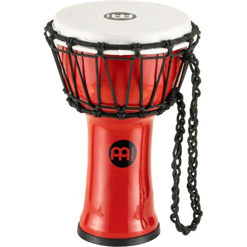  [아마존베스트]Meinl Percussion Junior Djembe with Synthetic Shell and Head-NOT MADE IN CHINA-7 Compact Size, Rope Tuned, Red, 2-YEAR WARRANTY, 7 (JRD-R)