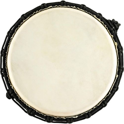  [아마존베스트]Meinl Percussion Djembe with Mahogany Wood-NOT Made in CHINA-10 Medium Size Rope Tuned Goat Skin Head, 2-Year Warranty, 10 (HDJ1-M)