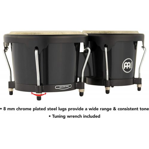  [아마존베스트]Meinl Percussion Meinl 6 1/2-inch and 7 1/2-inch Bongo - Black