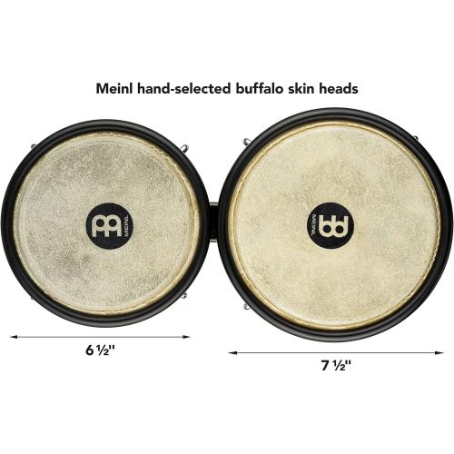  [아마존베스트]Meinl Percussion Meinl 6 1/2-inch and 7 1/2-inch Bongo - Black