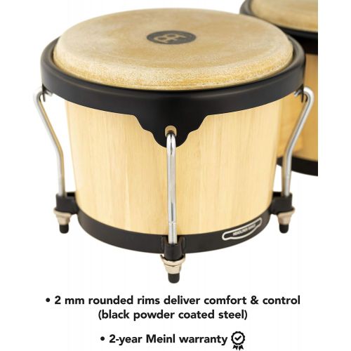  [아마존베스트]Meinl Percussion Meinl 6 3/4-inch and 8-inch Bongo - Natural