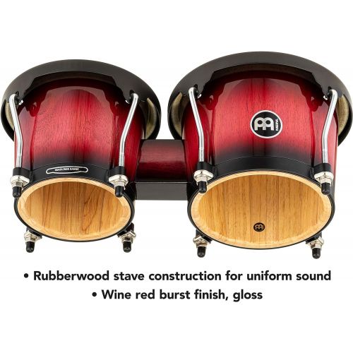  [아마존베스트]Meinl Percussion Meinl 6 3/4-inch and 8-inch Bongo - Wine Red Burst