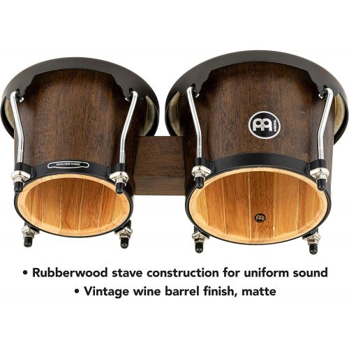  [아마존베스트]Meinl Percussion Meinl HB100VWBM 6 3/4-inch and 8-inch Bongo - Vintage Wine Burl