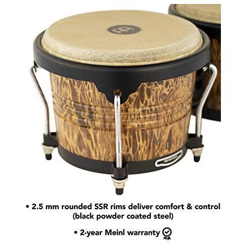  [아마존베스트]Meinl Percussion Meinl 6 3/4-inch and 8-inch Bongo - Leopard Burl