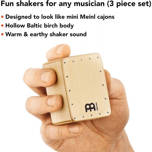  [아마존베스트]Meinl Percussion SH50-SET Mini Cajon Shaker Set, 3 Piece
