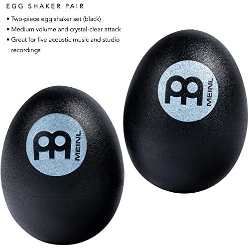  [아마존베스트]Meinl Percussion ES2-BK Egg Shaker (Pair), Black